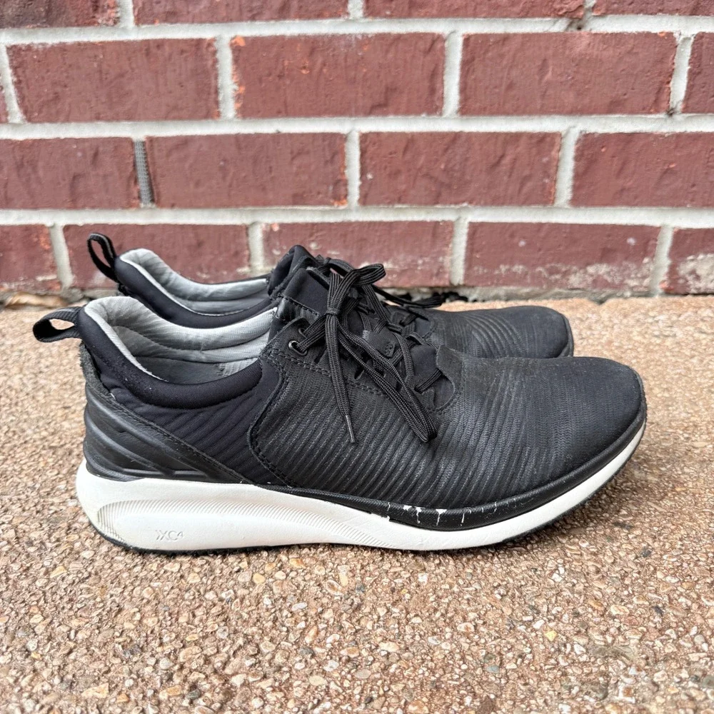 Johnston & Murphy XC4 Sneaker Mens 12 Black Waterproof Leather Smart Degree READ